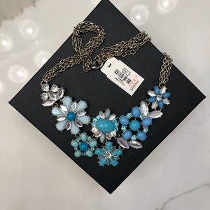 Talbots Aqua Statement Necklace